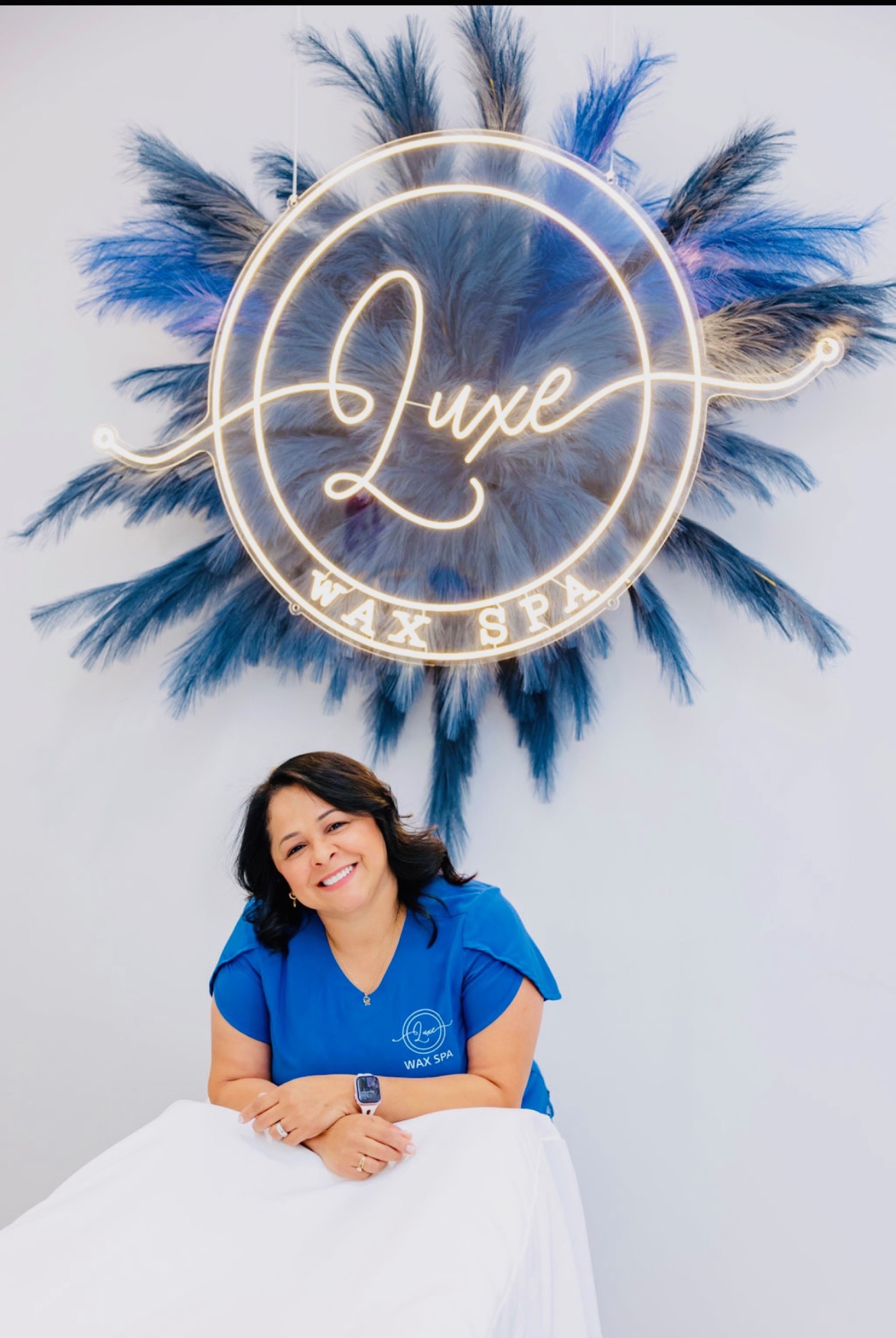 Cida — owner and esthetician at Luxe Wax Spa Newtown CT
